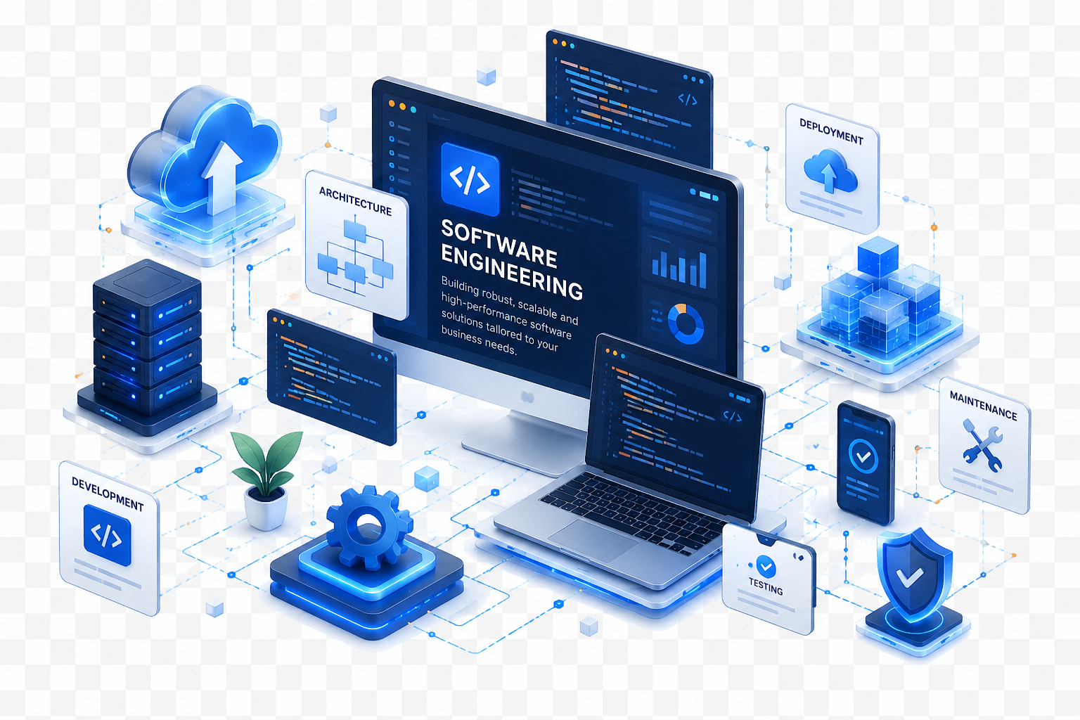 Software engineering illustration